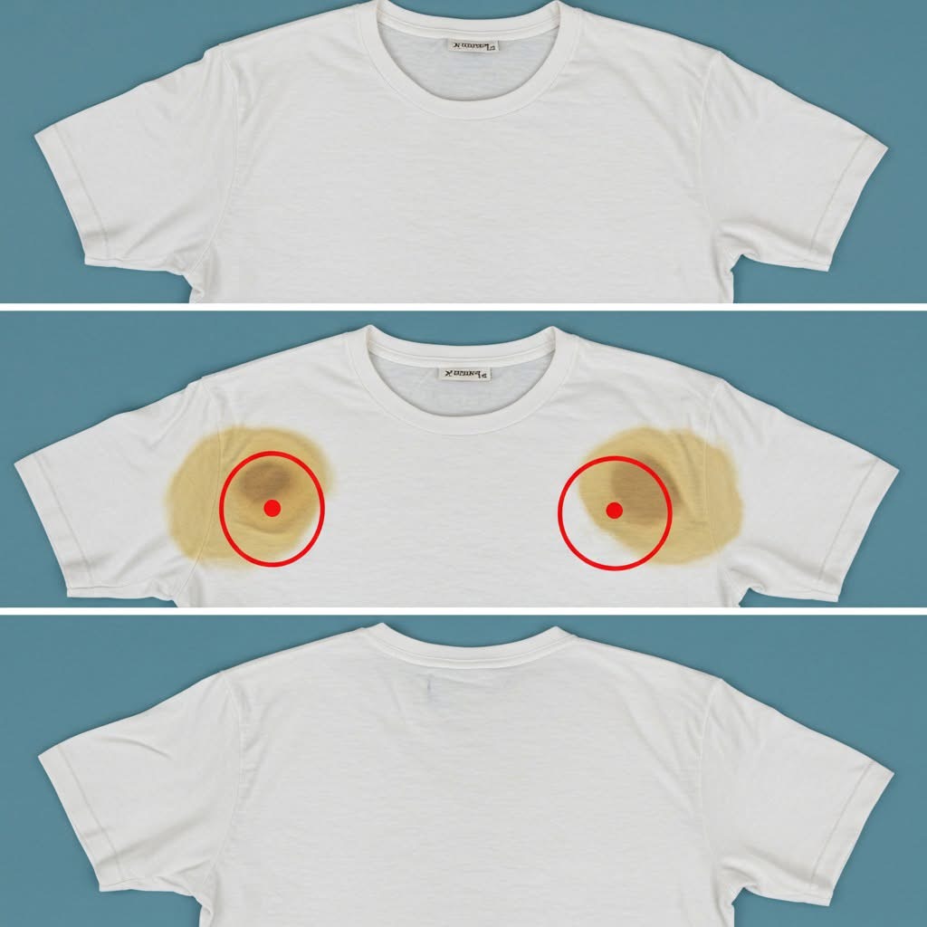 Cómo eliminar por completo las rayas debajo de las axilas en camisetas blancas y de colores