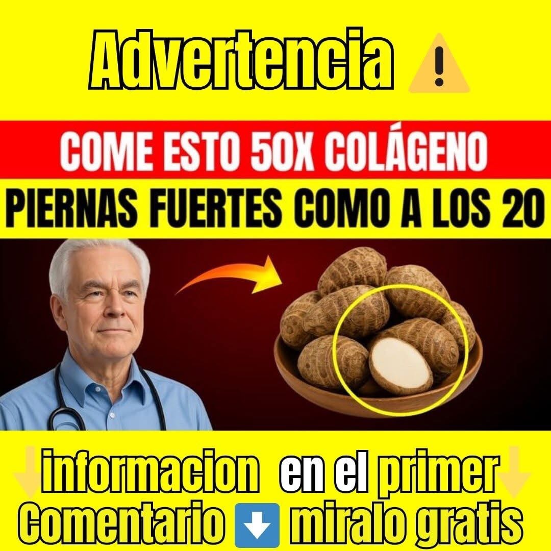 5 TUBÉRCULOS Con 50 Veces MÁS COLÁGENO Que El Caldo De Huesos – ¡Adiós a las Piernas Débiles!