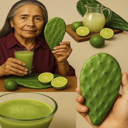 Como preparar el jugo de nopal para producir insulina y bajar el azúcar