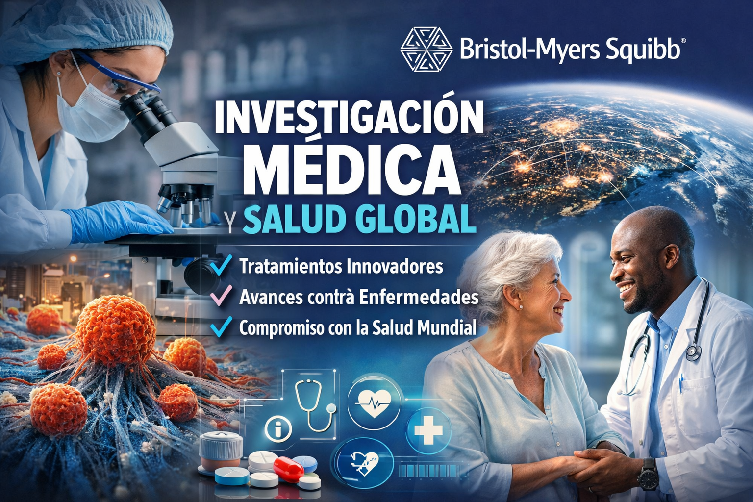 Bristol-Myers Squibb: ciencia, salud y el avance de la medicina moderna