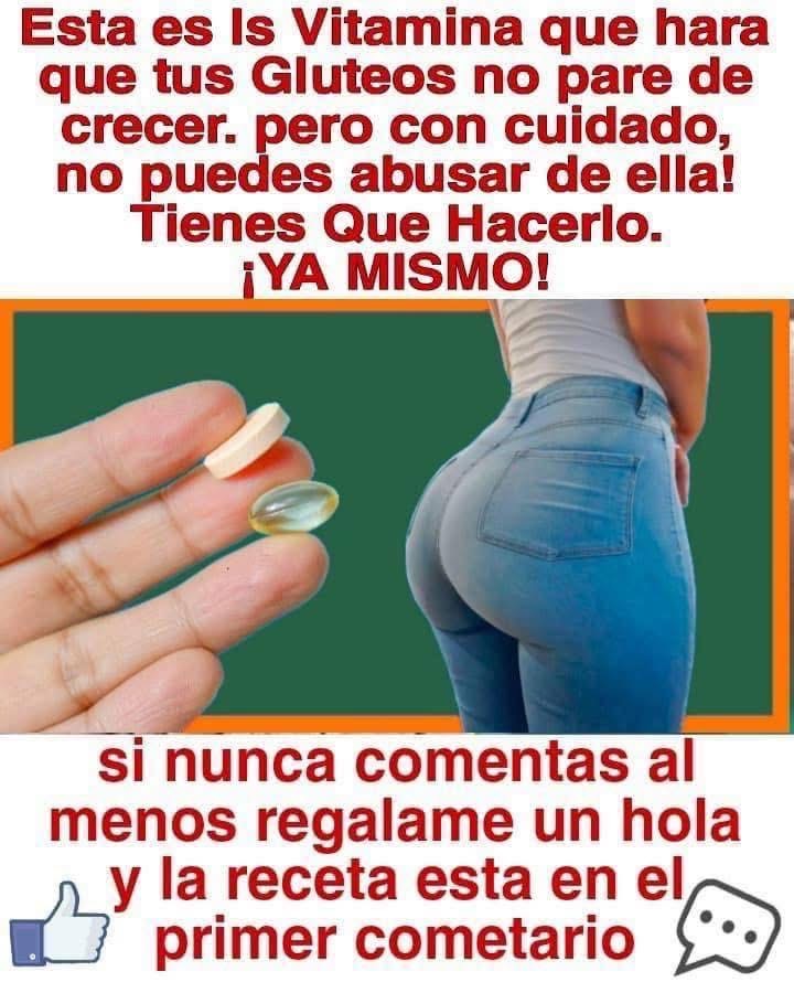 Esta es la Vitamina que Hará que tus Glúteos No Paren de Crecer