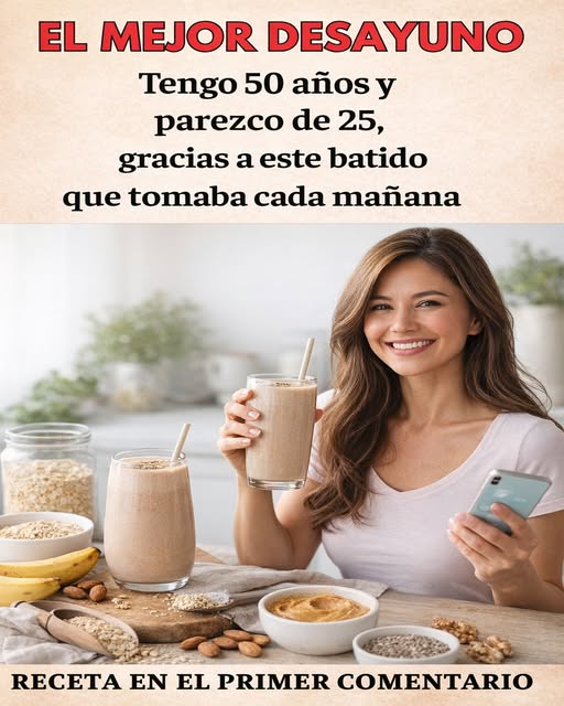El batido rejuvenecedor que te ayuda a verte y sentirte hasta 20 años más joven