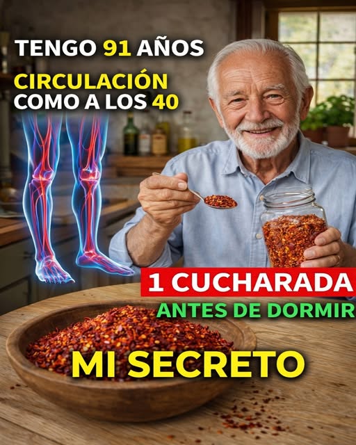 ¡Personas Mayores! Qué Podría Pasar Si Incorporas Cayena Antes de Dormir para Apoyar la Circulación en Piernas y Pies