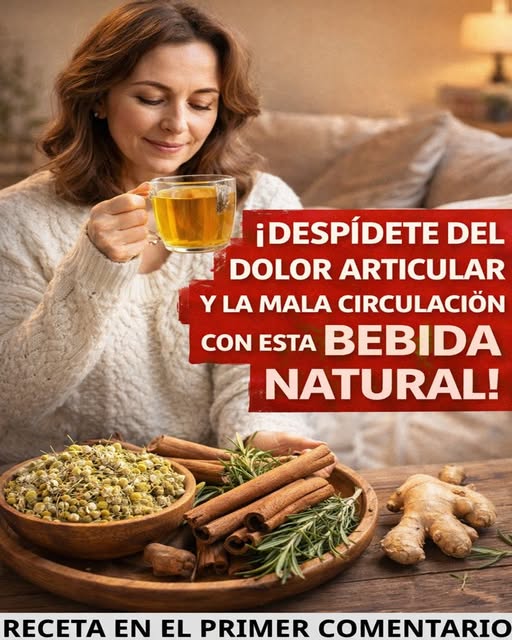 Infusión Tradicional de Manzanilla, Romero y Canela: Un Apoyo Natural para la Artritis y la Circulación