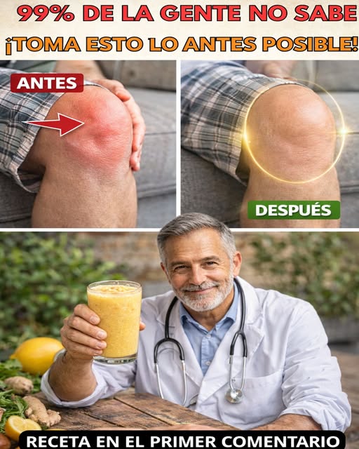 El jugo que podría apoyar tus huesos y calmar tus rodillas después de los 50