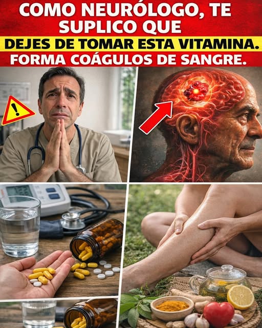 Como Médico, Me Sorprendió: La Vitamina que Puede Elevar el Riesgo de Derrame de un Día para Otro
