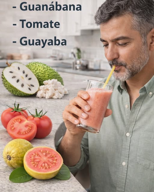 Batido de guanábana, tomate y guayaba: energía tropical que acompaña tu bienestar en 7 días