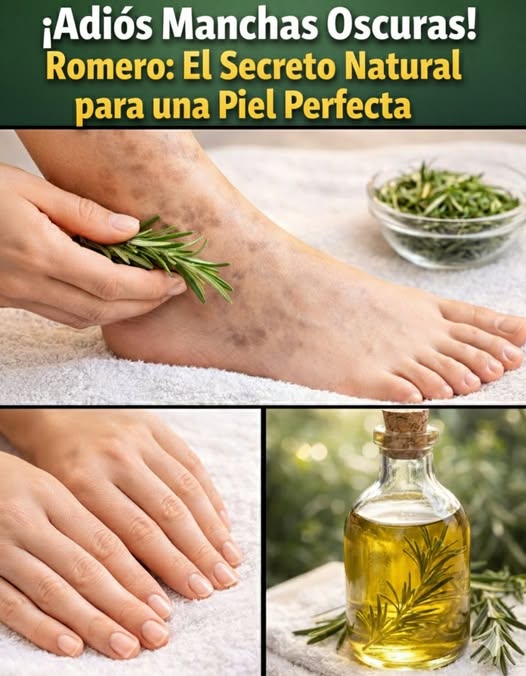 El milagro del romero para las varices. El resultado es visible después de una semana.