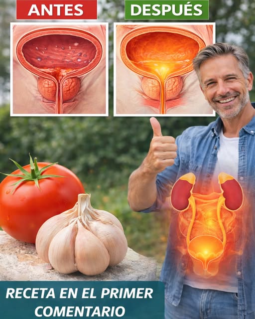 Tomate y ajo al despertar: la bebida que podría apoyar tu próstata sin promesas milagrosas