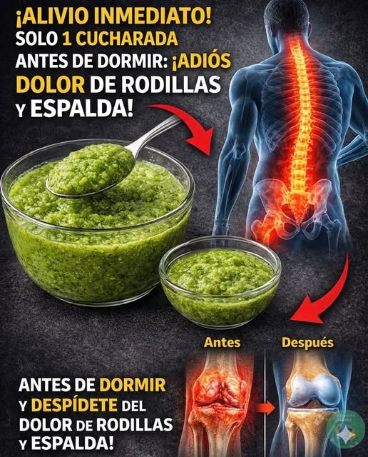 ¡Personas mayores, beban un vaso antes de acostarse: se despertarán sin dolor de rodilla ni espalda! (¡Realmente funciona!)