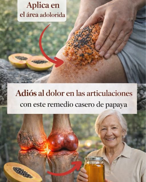 La pasta de papaya verde y semillas de papaya para aliviar el dolor articular que ojalá hubiera conocido antes