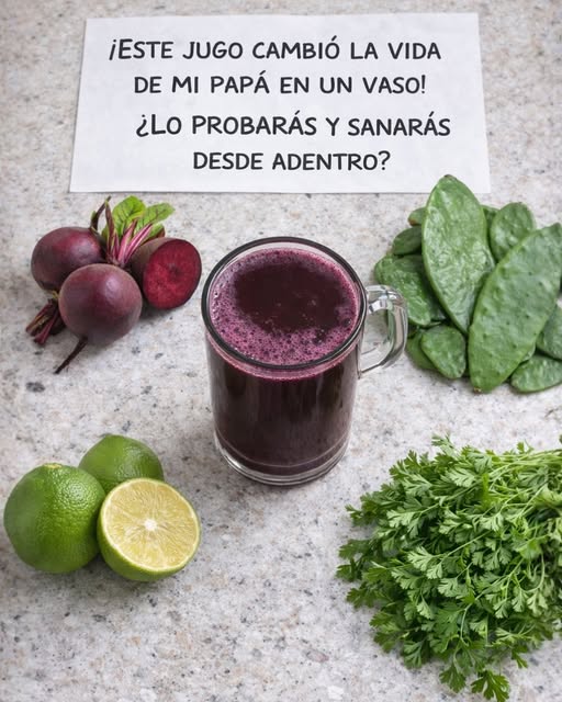 Este jugo milagroso cambió la vida de mi papá con solo un vaso 🍹🌿