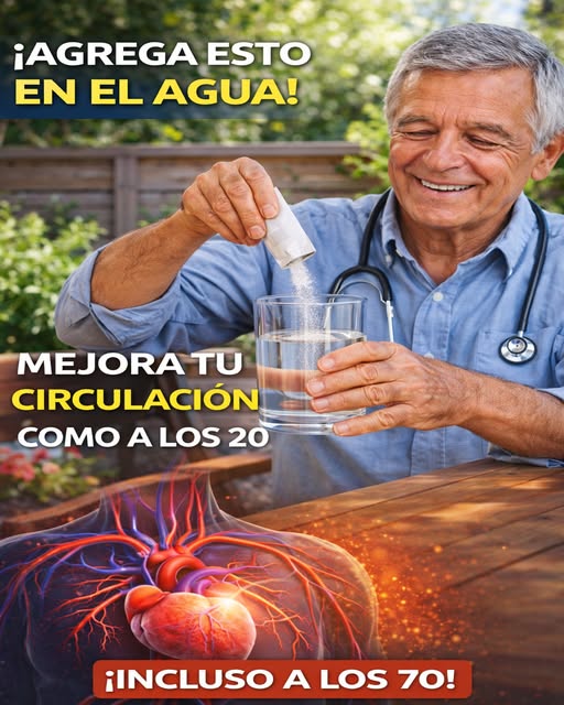Adultos Mayores: Deja de Beber Agua Sola y Dale un “Toque Mineral” a Tu Circulación