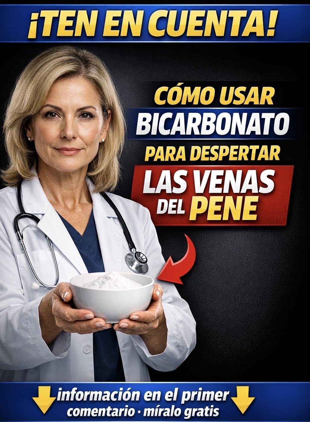 Use bicarbonato de sodio así para mejorar la circulación y la intimidad después de los 60