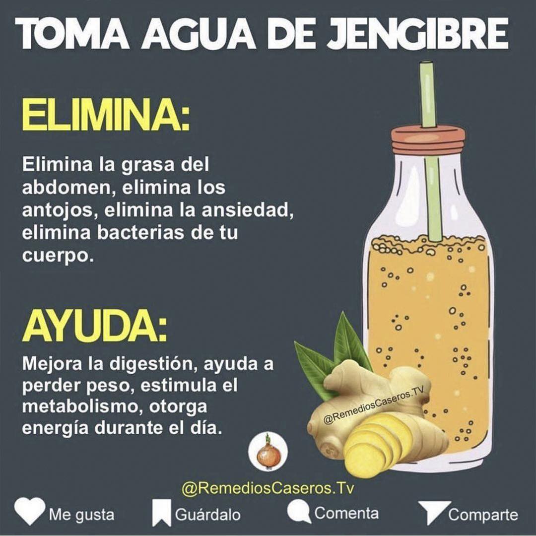 Toma agua de Jengibre